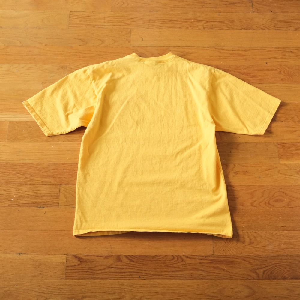 Carhartt Pocket T-Shirt Mens Yellow Short Sleeve Workwear Skater Large K87 - Picture 7 of 8